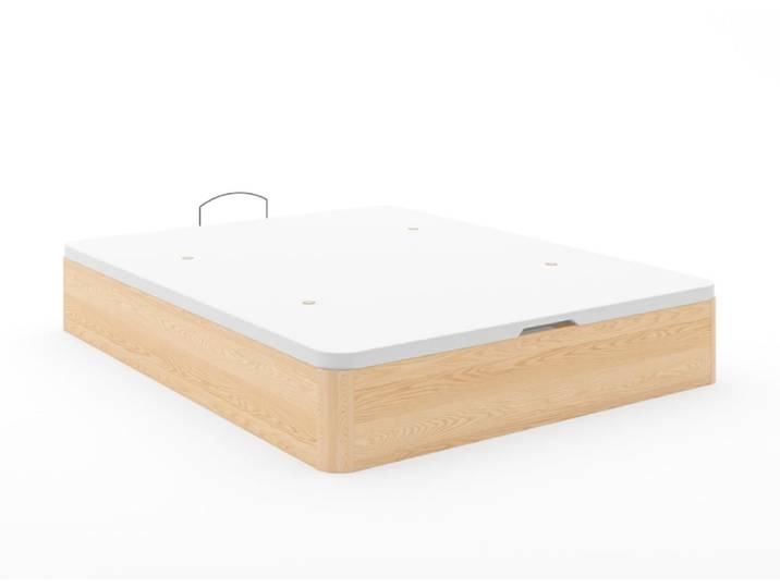 Lit coffre 140x200 en bois massif Pin