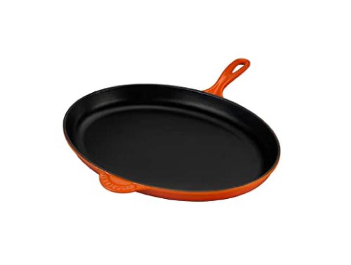 Le Creuset Pfanne oval 40 cm ofenrot 20117400900400
