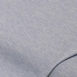 Leichter Baumwoll-Jersey mit Elasthan, blau-meliert
