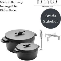 CRAFT | Komplettset 4.5er + 9er innovativer Gusseiserner Topf | SET Deckelheber & Kreuz | Dutch Oven | Made in Germany - Jetzt vorbestellen