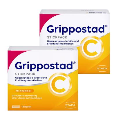 Grippostad C Stickpacks bei Erkältung und grippalen Infekten 2x12 St Granulat