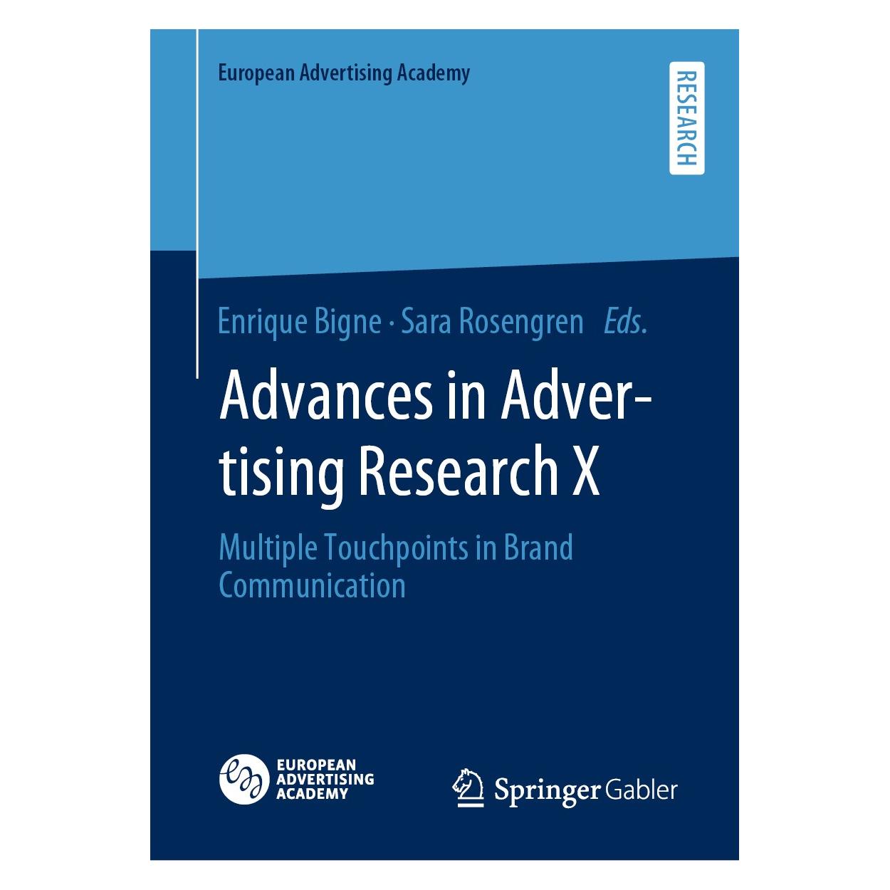 Springer Advances in Advertising Research X (Englisch, Hardcover, Enrique Bigne, Sara Rosengren) (9783658248772)