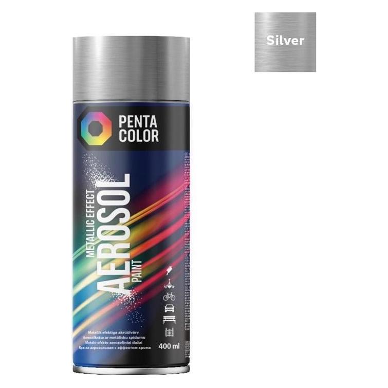 Pentacolor Paint Aero Penta Metallic Silver 400ml (400 ml) (33033867)