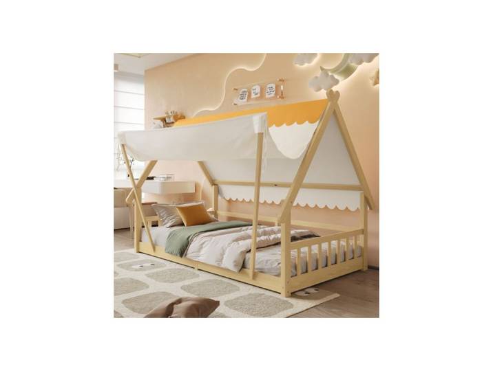 Lit - 90 x 200 cm - Bois massif