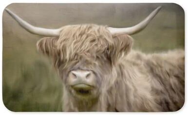 "Stupell Highland Cattle Dreams Printed Anti-Fatigue Floor Mat, design by Kim Allen, 30""x18"""