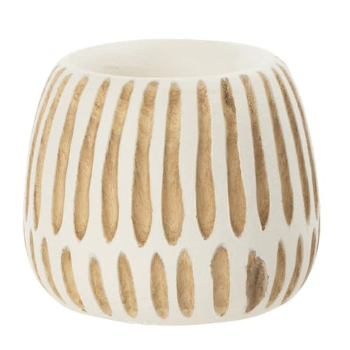 J-Line Bloempot Ying Wit Hout Small Ø 15 cm