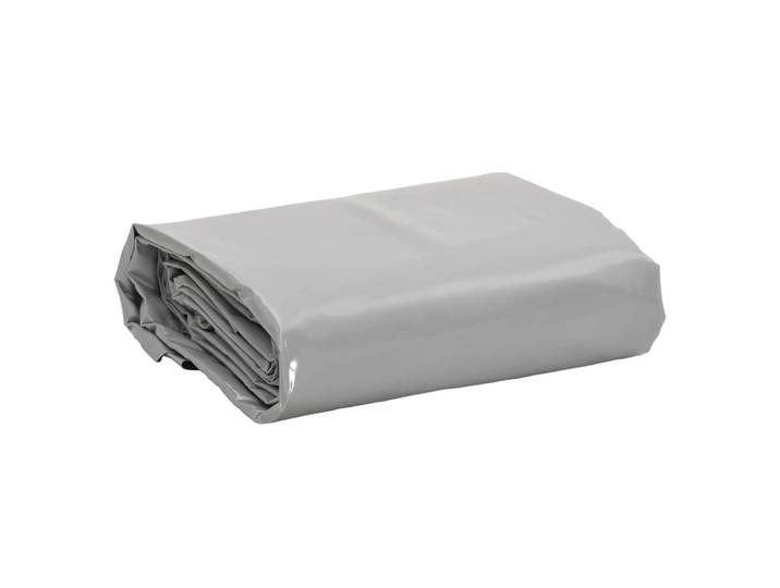 vidaXL Abdeckplane Grau 4x4 m 650 g/m²