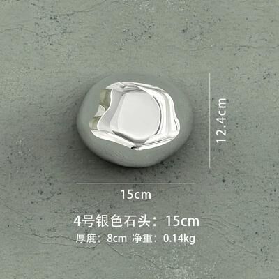Uplifted Finds Abstract Simulated Stone Wall Pendant   Creative Mineral Background Decor   Professional Hotel & Executive Lounge Art silver 15.4