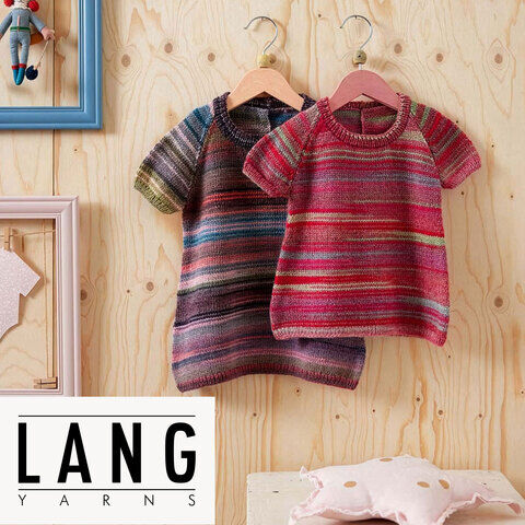 Strickanleitung – Kleid "Amalie" aus Lang Yarns Mille Colori Baby