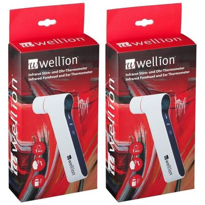 Wellion Infrarot Stirn- und Ohrthermometer 2x 2x1 St