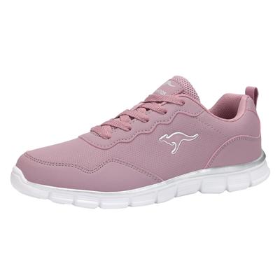 Sneaker KANGAROOS "K-RF JONNA", Damen, Gr. 36, atmungsaktiv, grape, vapor grau, Synthetik, Schuhe Sneaker