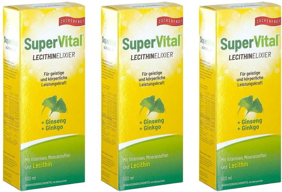 SuperVital Lecithin Elixier 3x500ml