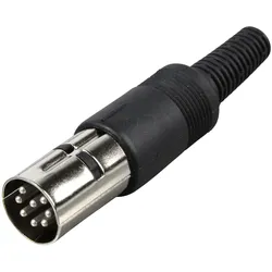 MAS 80SN - DIN-Stecker, 8-polig, Kreisrund, 270°-Version