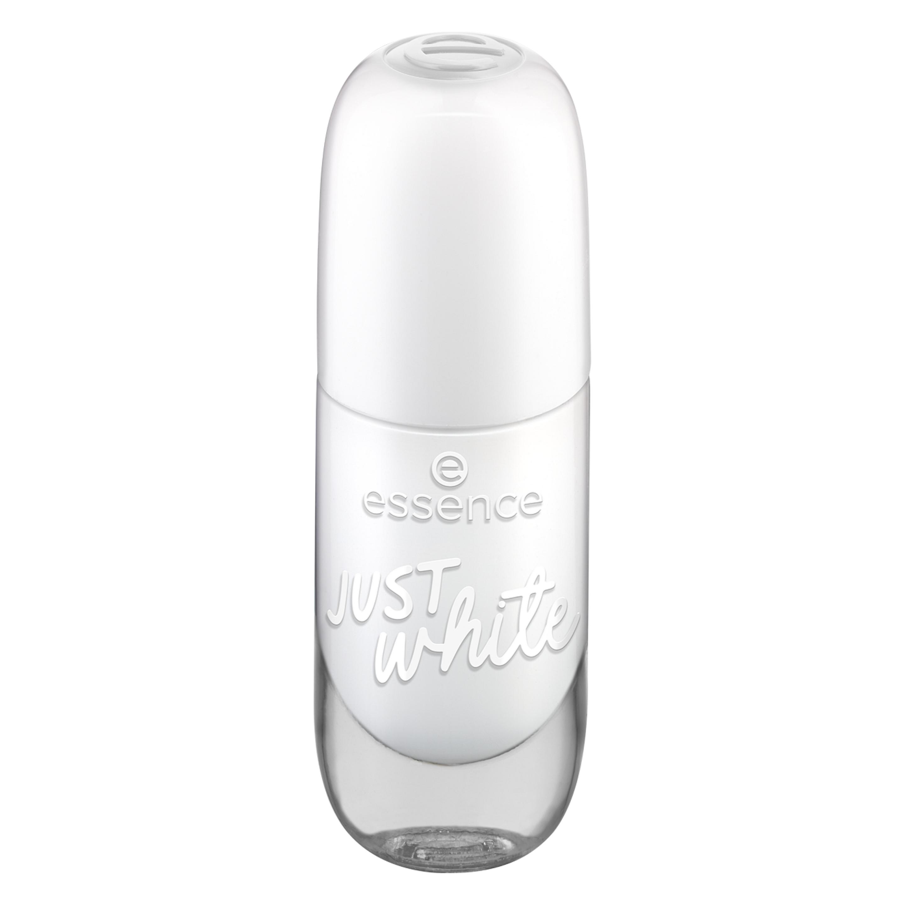 essence Gel Nail Polish 33 JUST WHITE (33 JUST white, Weiss, Gel-Effekt Nagellack) (958573)