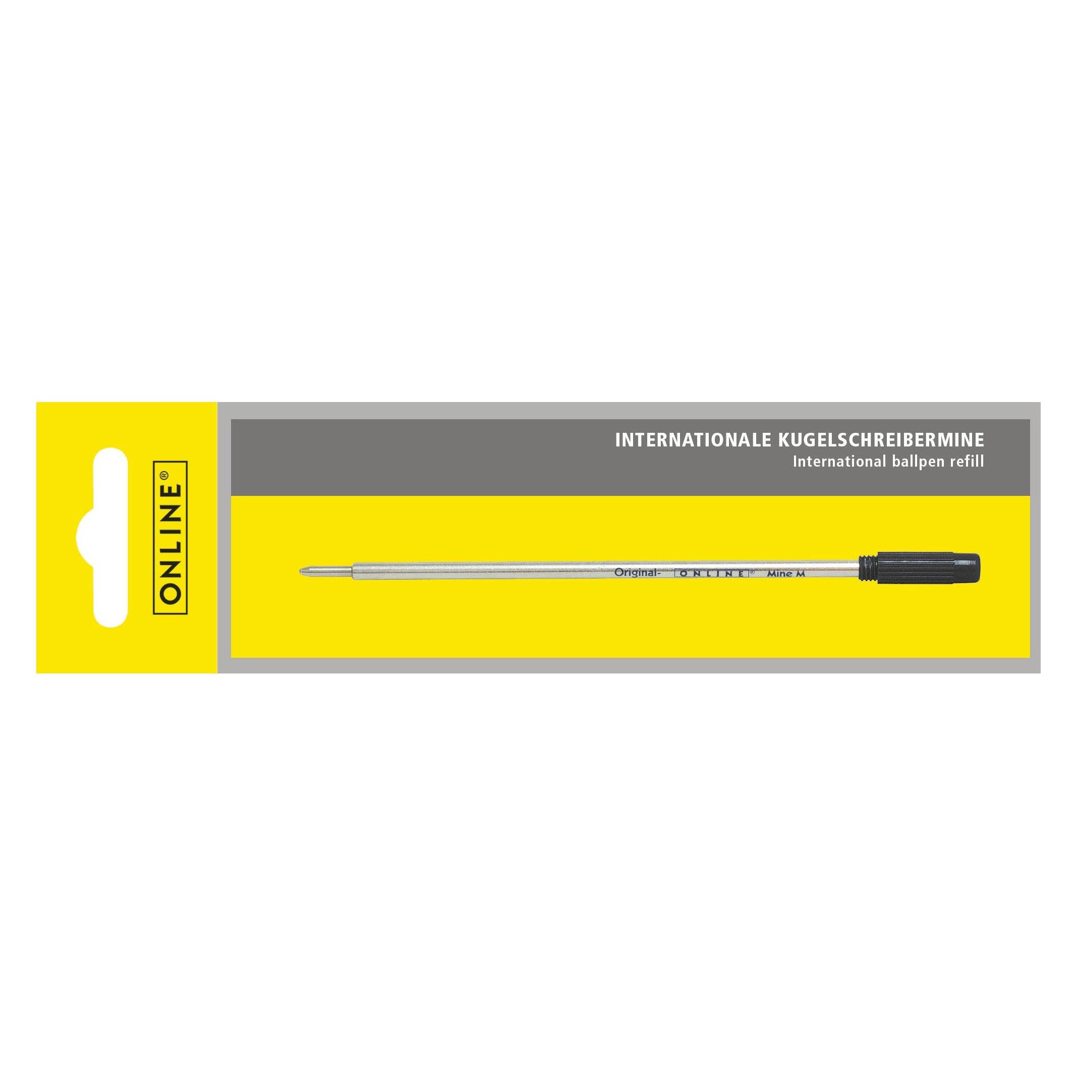 Online Kugelschreiber Mine (Schwarz, 0.60 mm, 1 Stk.) (40010/3)