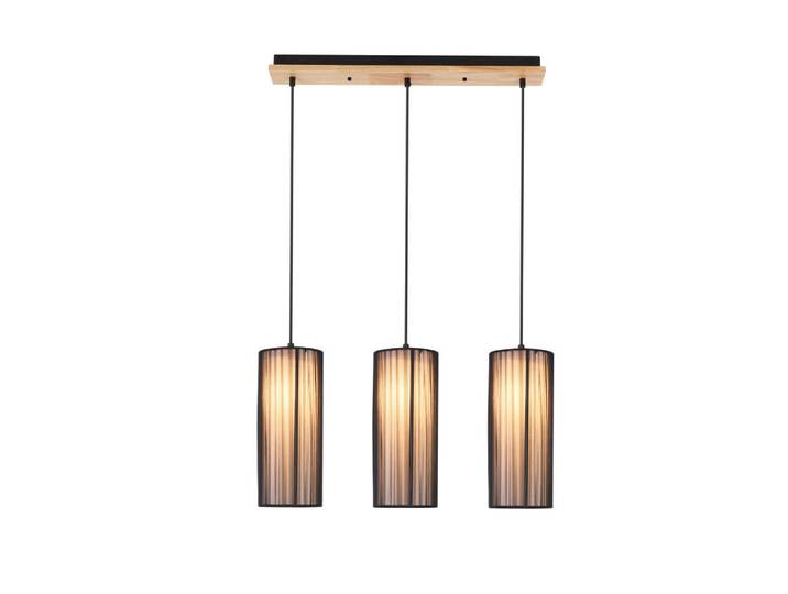 Hängeleuchte, Holz, massiv, 12x120x60 cm, Lampen & Leuchten, Innenbeleuchtung, Hängeleuchten, Pendelleuchten