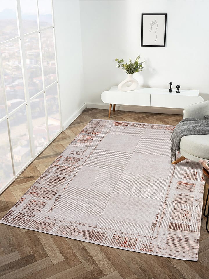 Mioli Kurzflor-Teppich ''Elex'' in Beige/ Braun - 120x180 cm