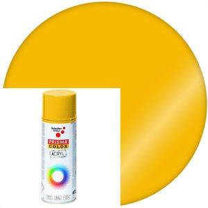 Schuller Sprühfarbe Prisma Color RAL 1003, 400 ml, signalgelb, glänzend, Acryllack