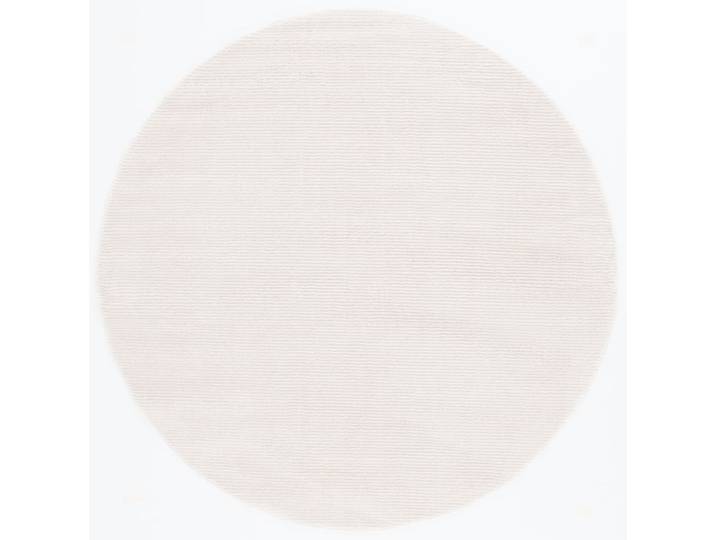 Tapis solide et tonale en polyester blanc, 160 cm