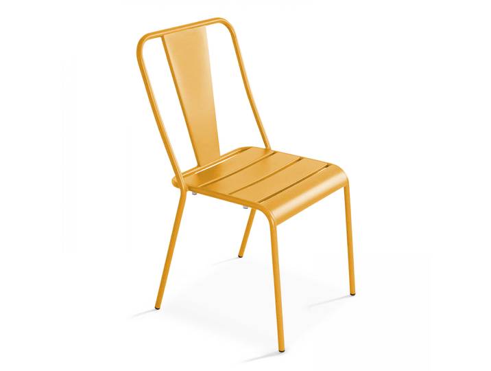 Oviala - Chaise bistrot en métal
