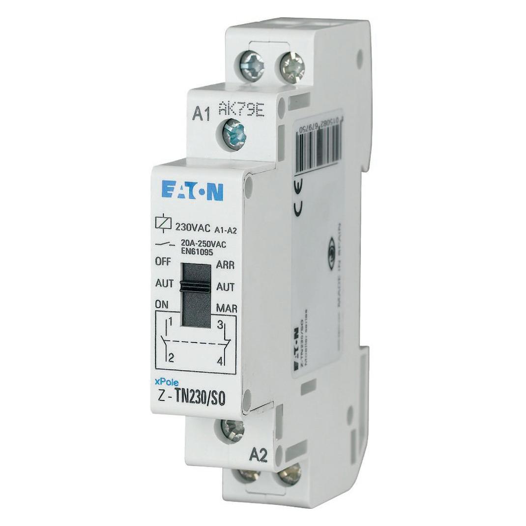 Eaton Vorwahl-Relais, 230VAC/50Hz, 1S+1Ö, 20A 267975 (267975)