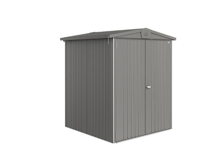 Biohort Gerätehaus Europa 2 Doppeltüre Quarzgrau