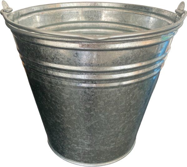 No-Name Spand M/hank, 10 L, Galvaniseret