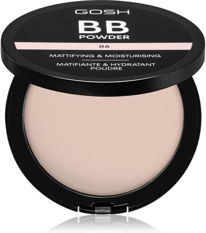 GOSH COPENHAGEN BB mattifying powder shade 06 Warm Beige 6.5 g