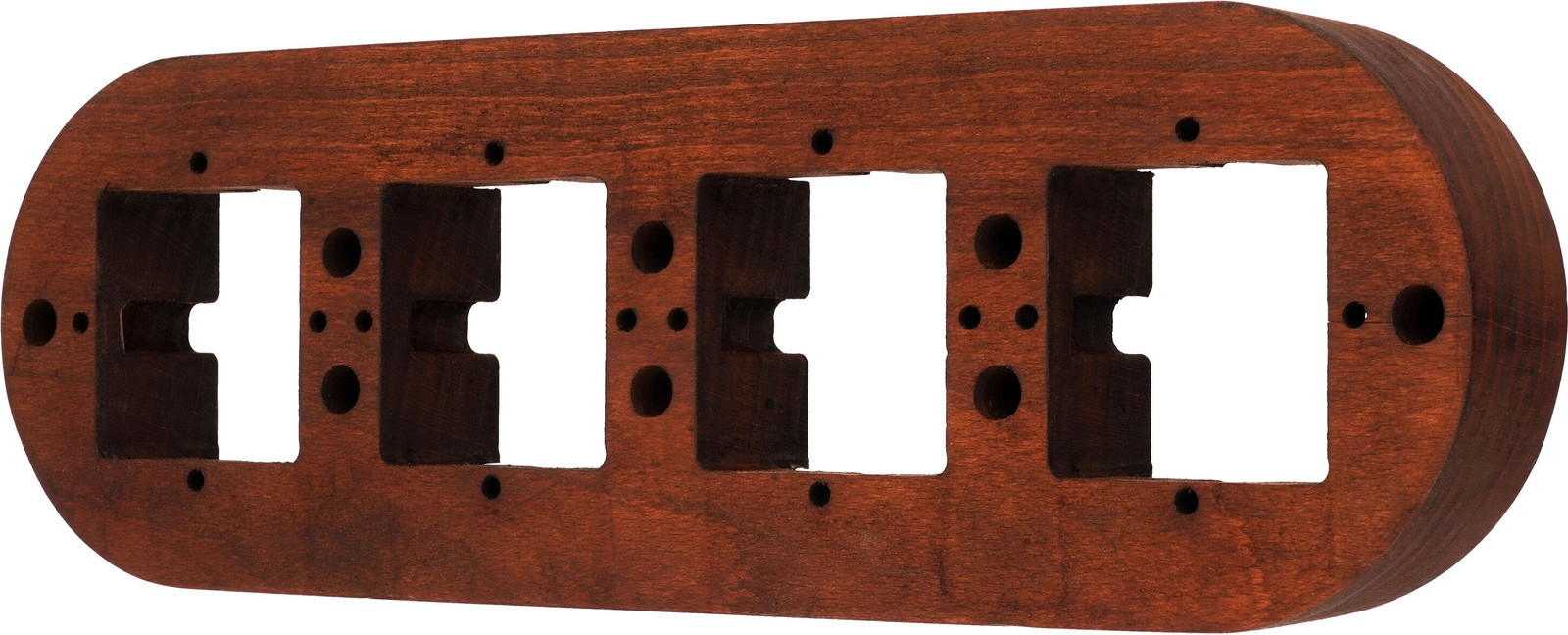 ADAKAT Wandrek 4-vaks Retro Beuken Hout Donker