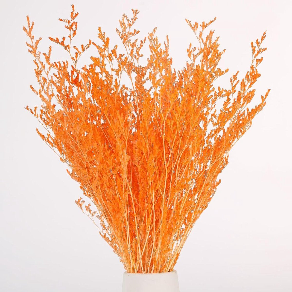 Gedroogd bloemenboeket Oranje - Natuurlijke decoratie - Lengte: 43 cm
