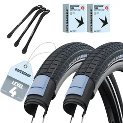 Schwalbe Reifen Big Ben Performance RaceGuard Schwarz Reflex 27,5x2,00 (50-584) – Set mit Schlauch SV (Sclaverandventil) + 3 MSZweirad Reifenheber