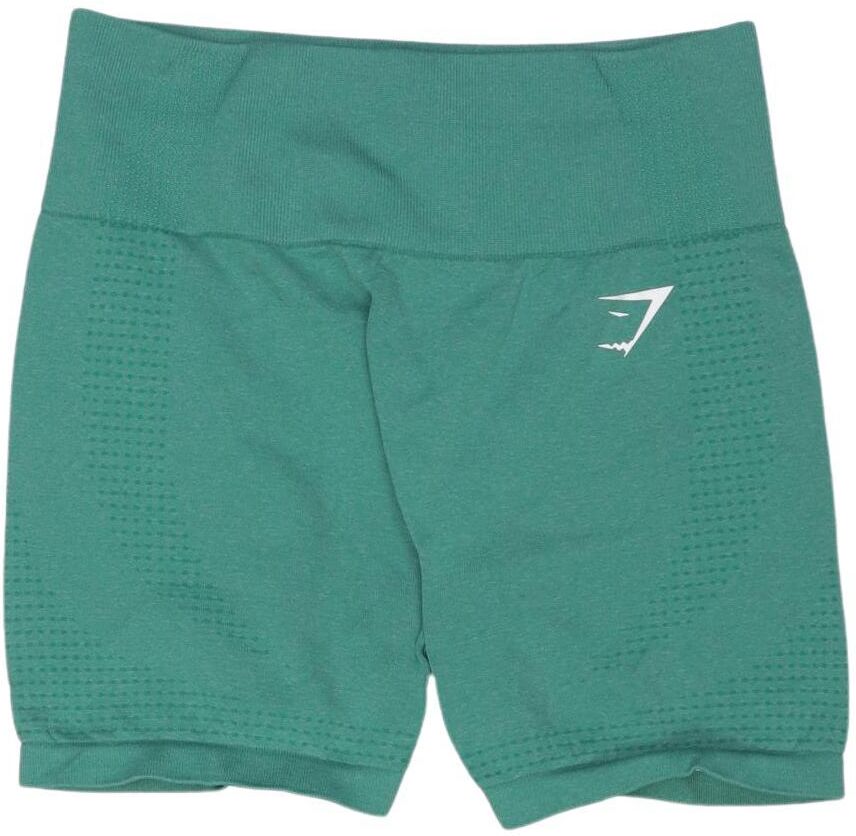 Gymshark Damen Shorts, Grün, Gr. W24, kein / Etikett - Second Hand