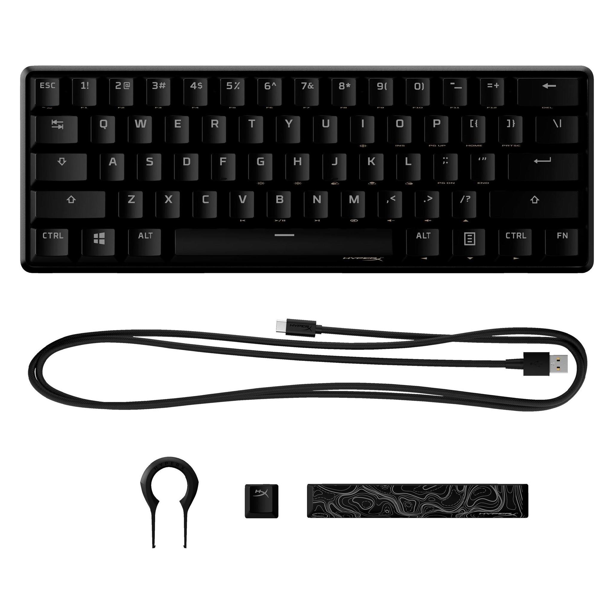 HP HyperX Alloy Origins 60 (DE, Kabelgebunden) (6P6K8AA)