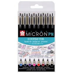SAKURA Fineliner Pigma Micron PN, 8er Set