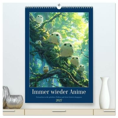 Immer wieder Anime (hochwertiger Premium Wandkalender 2027 DIN A2 hoch), Kunstdruck in Hochglanz