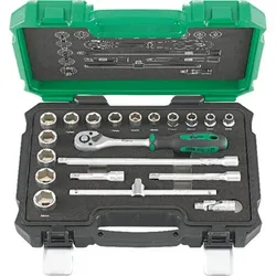 Steckschlüssel-Garnitur 3/8" 20-teilig