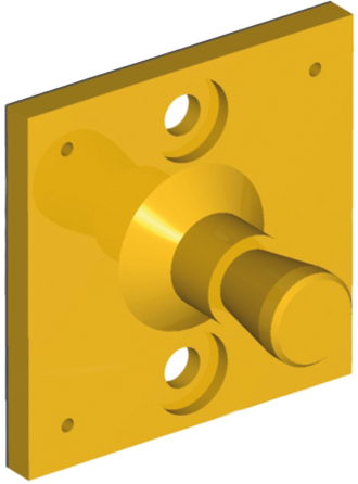 Bravat Quaruna Ersatz Wandadapter 122700 Bohrlochabstand 28mm