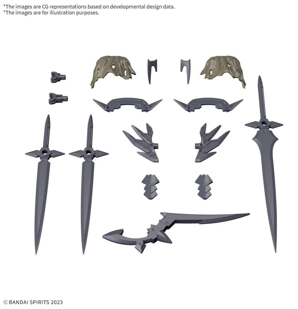 Bandai Gundam 30 Minutes Model Kit 30 MM Class Up Armor Rosan Assassin Splash