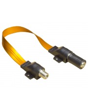 Good Connections SAT Fensterdurchführung High-Quality mit Wetterschutz Gesamtlänge inkl. Stecker 54cm flexible Länge 44cm transparent (S-1014Q)