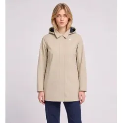 K-way für Damen. K2148BW Jacke Mathy Bonded beige (S), Lässig, Nylon