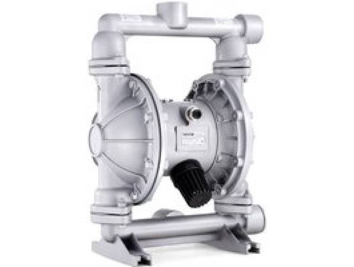 VEVOR Druckluft-Doppelmembranpumpe, 200 L/min, max. 7,9 bar, pneumatische Transferpumpe mit 2 zusätzlichen Membranen, 3,8 cm Einlass- & Auslass aus Aluminiumlegierung für Diesel, Fett, Öl
