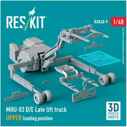 ResKit MHU-83 D/E Late lift truck UPPER loading position (3D Printed model kit)