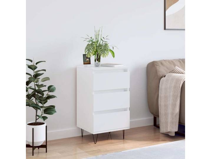 vidaXL Sideboard Blanc 40x35x70 cm Bois composite