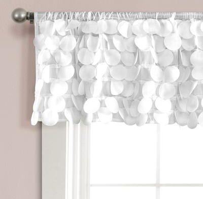 Lush Decor Gigi Delicate Textured Window Valance
