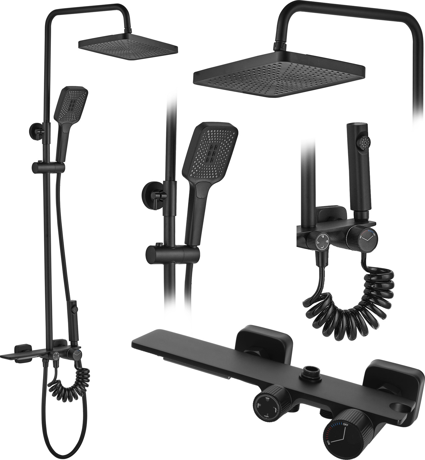 Rea Doucheset Helix Black