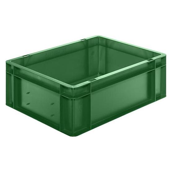 kaiserkraft Euro-Format-Stapelbehälter, Wände und Boden geschlossen (TK400/145-0 GRÜN)