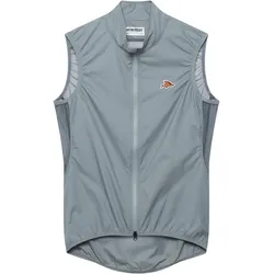 Café du Cycliste, Herren, Velojacke, Edith Windproof (XXL), Grau, XXL