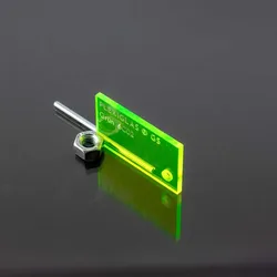 Plexiglas®-Platte, 3 mm, GS, neon - Farbton: neongrün - Anzahl: 10 Platten