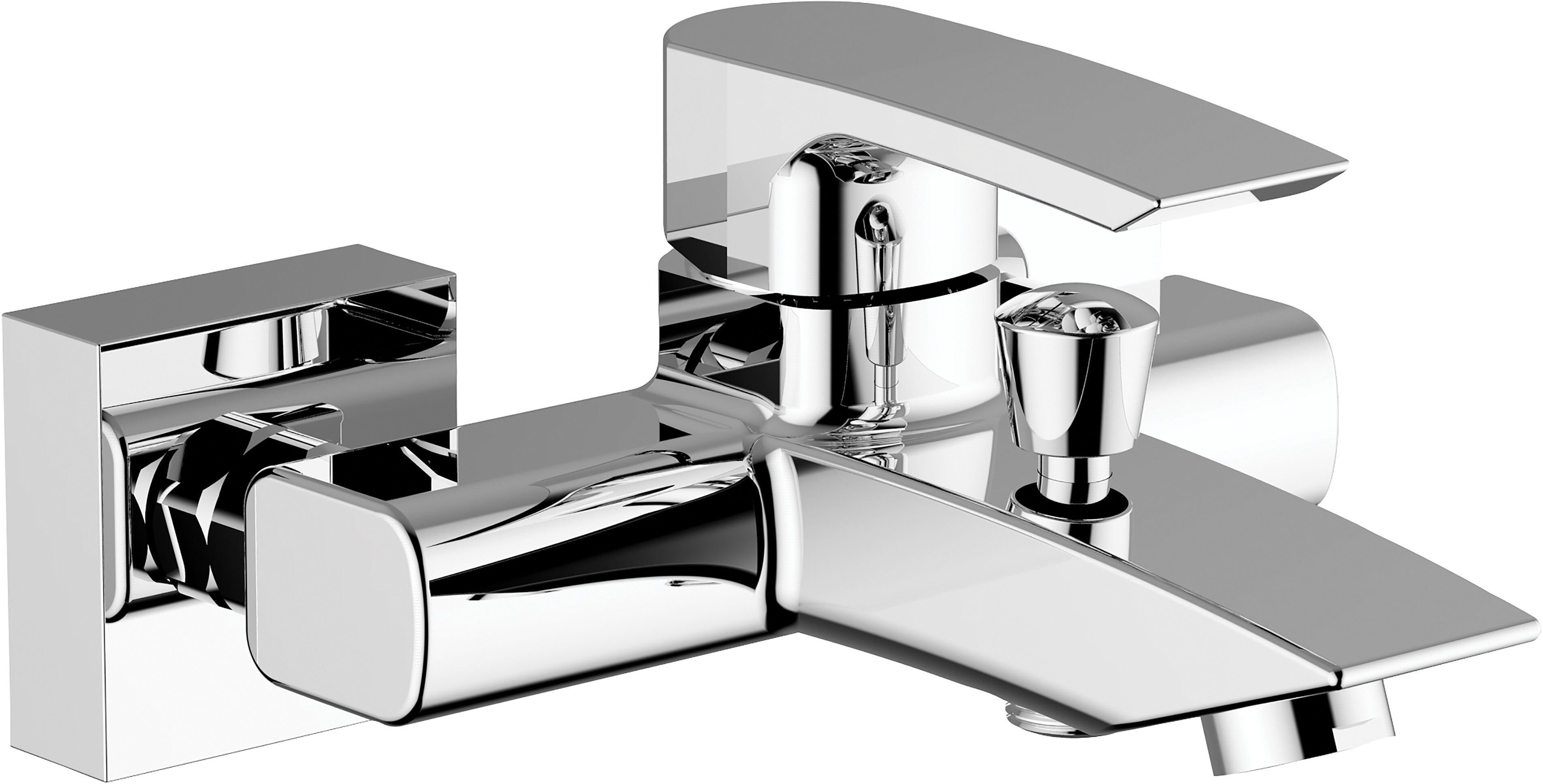Tecnomat MISCELATORE VASCA ESTERNO MERIDA CROMO CARTUCCIA CERAMICA Ø 40 mm