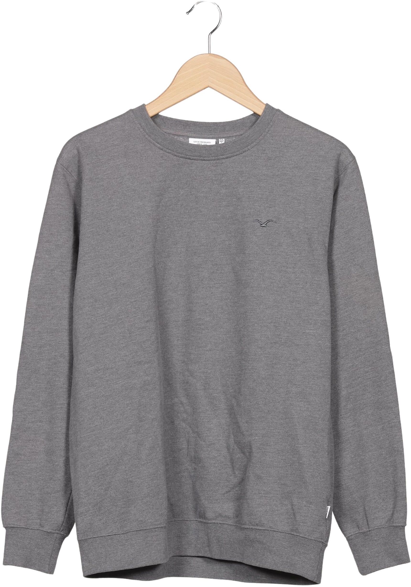 Cleptomanicx Herren Sweater, Grau, Gr. S, Baumwolle / Synthetik - Second Hand